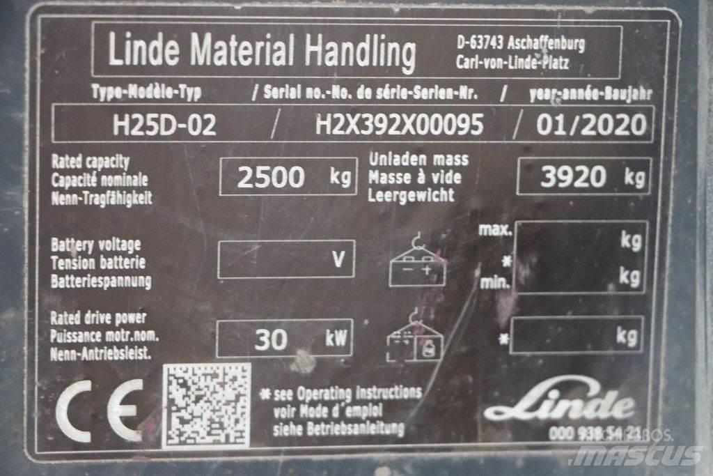 Linde H25D-02 Empilhadores Diesel