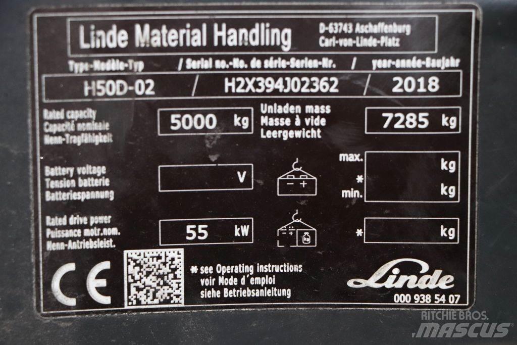 Linde H50D-02 Empilhadores Diesel