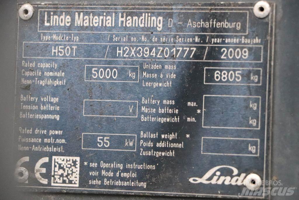 Linde H50T Empilhadores a gás
