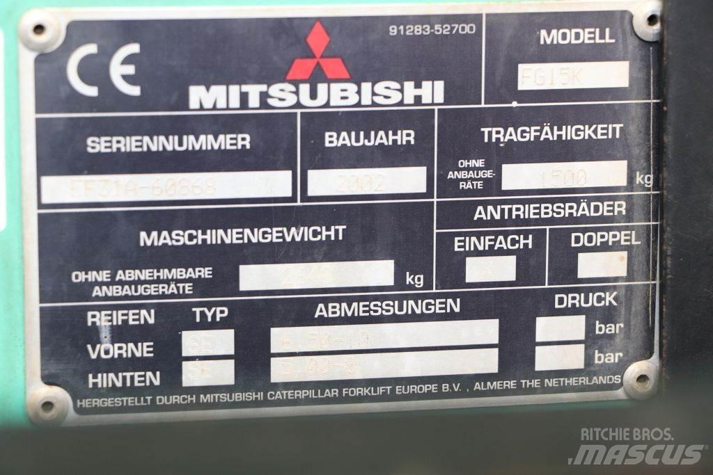 Mitsubishi FG15K Empilhadores a gás