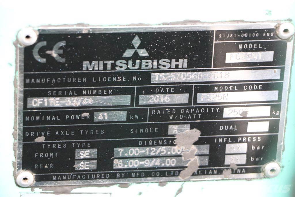 Mitsubishi FG25NT Empilhadores a gás