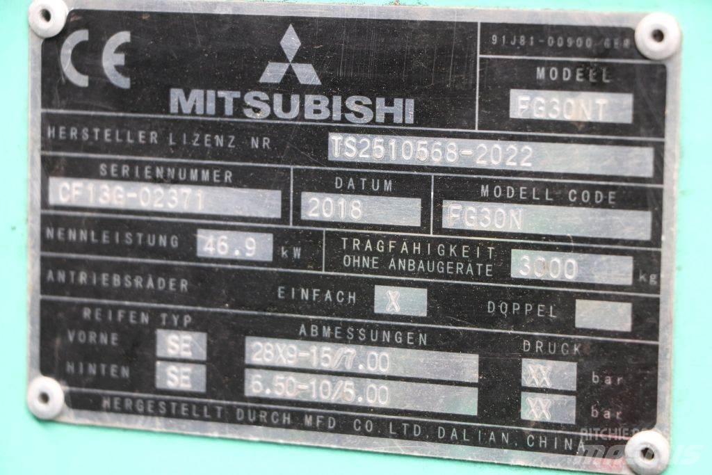 Mitsubishi FG30NT Empilhadores a gás