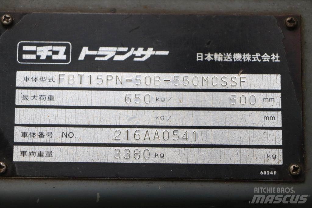 Nichiyu FBT15PN Empilhadores eléctricos