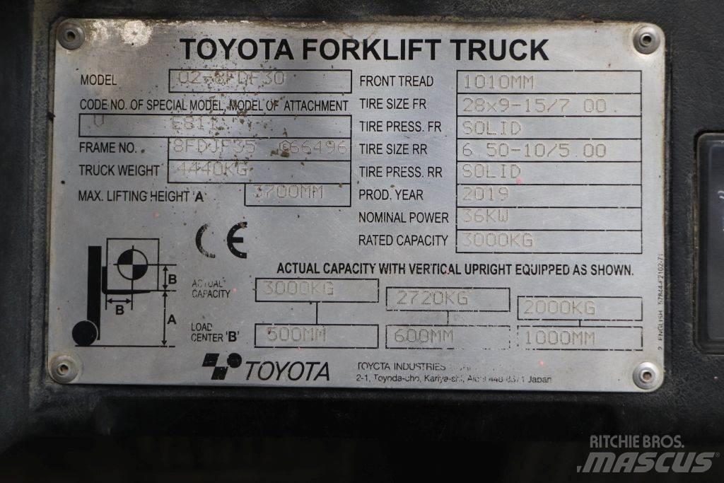Toyota 02-8FDF30 Empilhadores Diesel