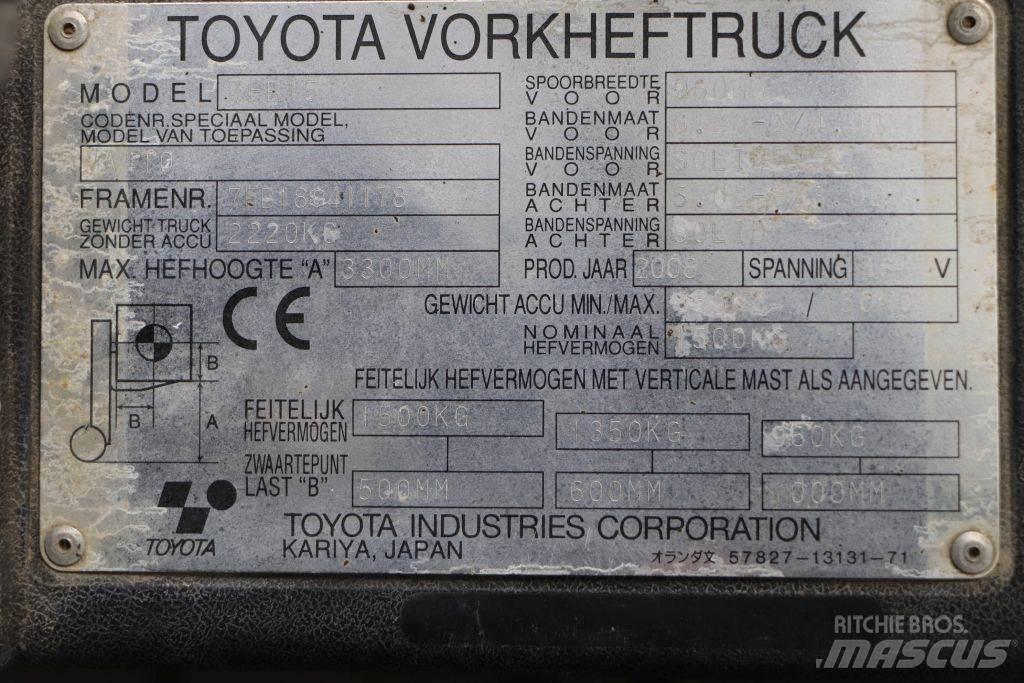 Toyota 7FB15 Empilhadores eléctricos
