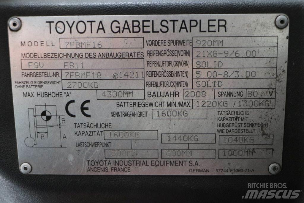 Toyota 7FBMF16 Empilhadores eléctricos