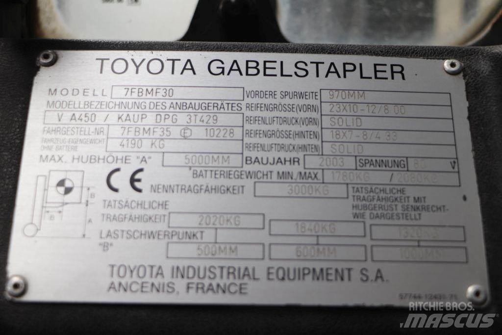 Toyota 7FBMF30 Empilhadores eléctricos