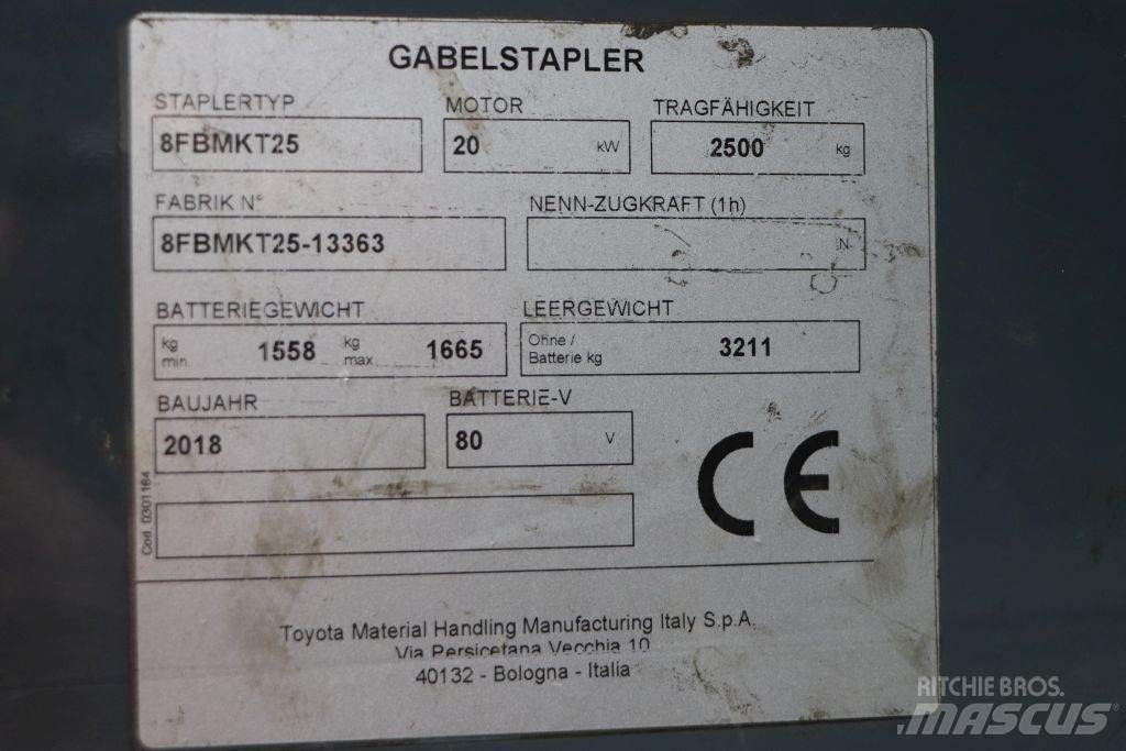 Toyota 8FBMKT25 Empilhadores eléctricos