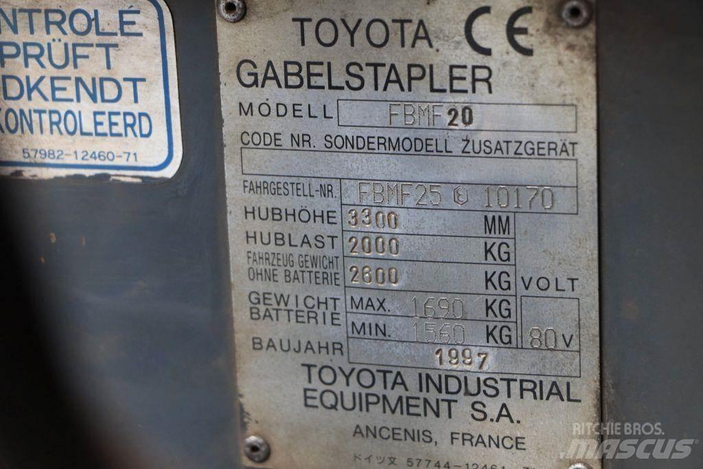 Toyota FBMF20 Empilhadores eléctricos
