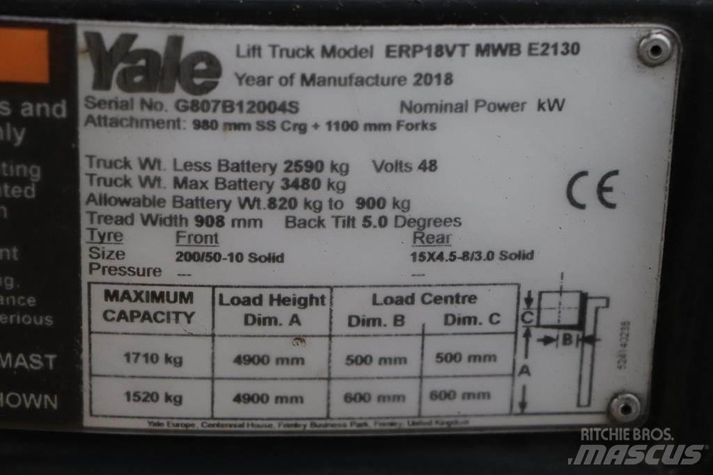 Yale ERP18VT Empilhadores eléctricos
