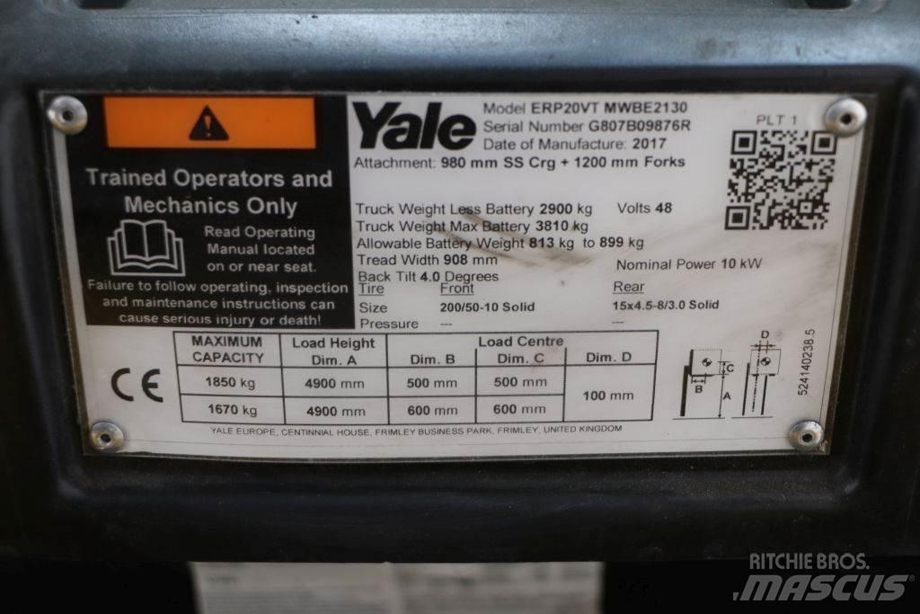 Yale ERP20VT Empilhadores eléctricos
