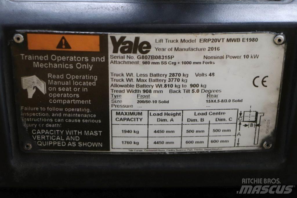 Yale ERP20VT Empilhadores eléctricos