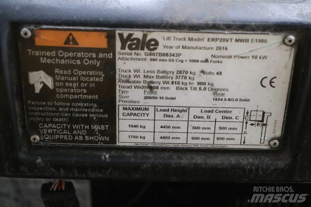 Yale ERP20VT Empilhadores eléctricos
