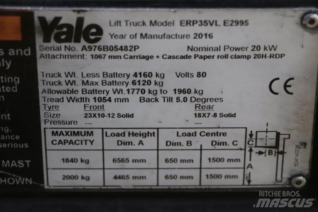 Yale ERP35VL Empilhadores eléctricos