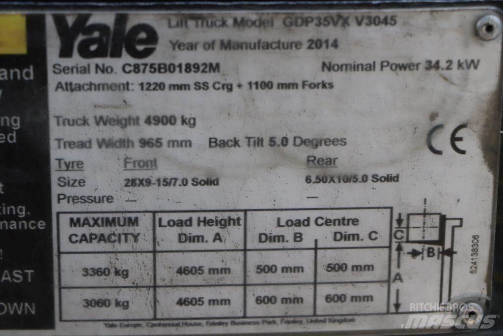 Yale GDP35VX Empilhadores Diesel