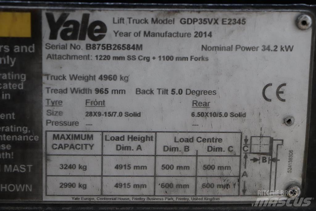 Yale GDP35VX Empilhadores Diesel