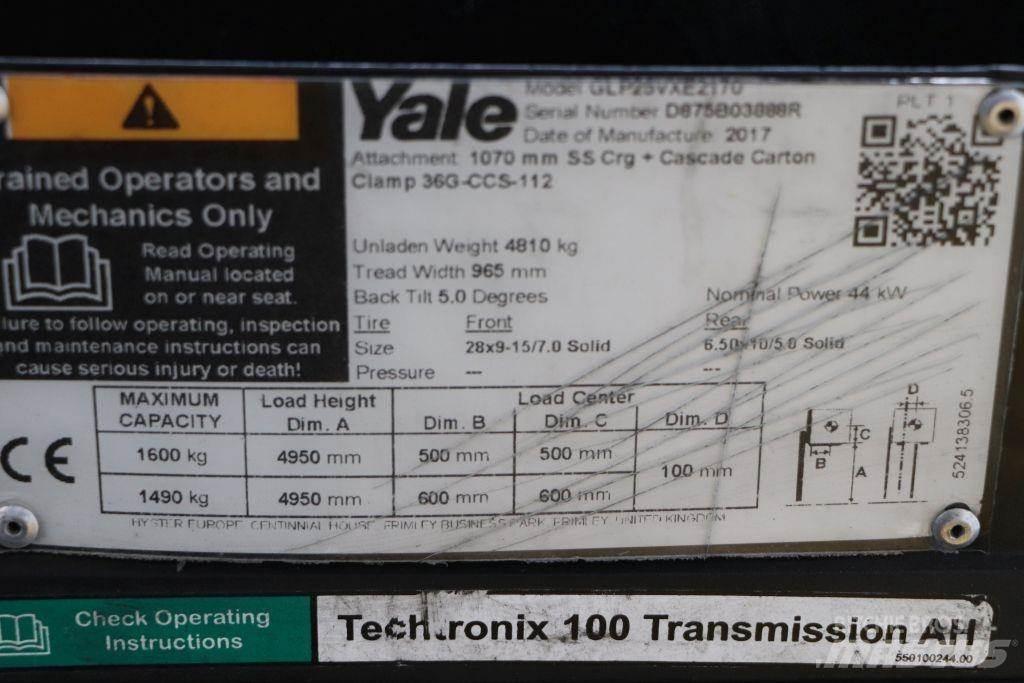 Yale GLP25VX Empilhadores a gás