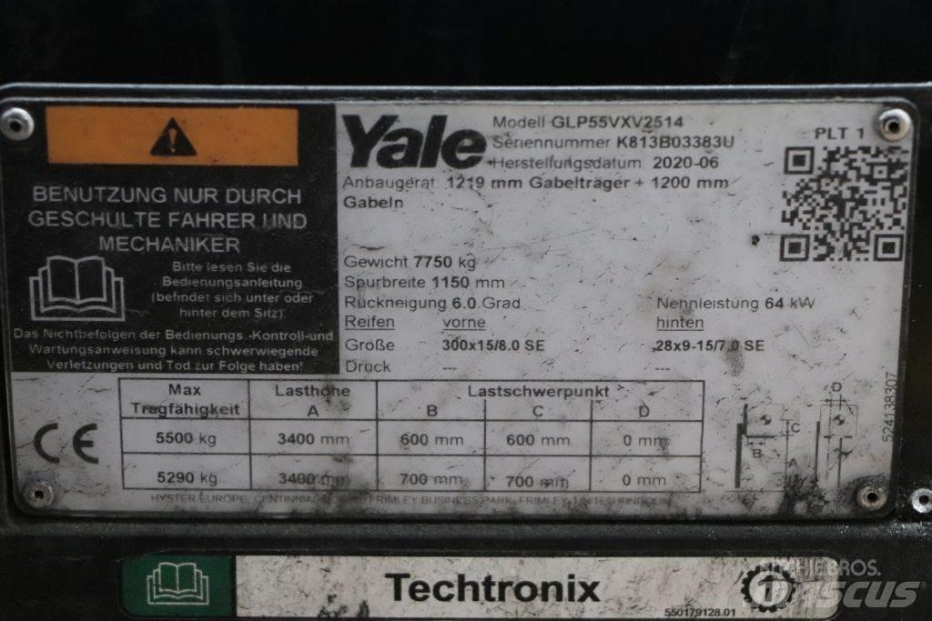Yale GLP55VX Empilhadores a gás