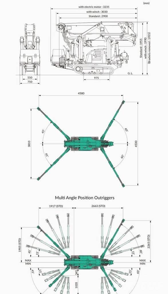 Maeda MK1033 Mini gruas