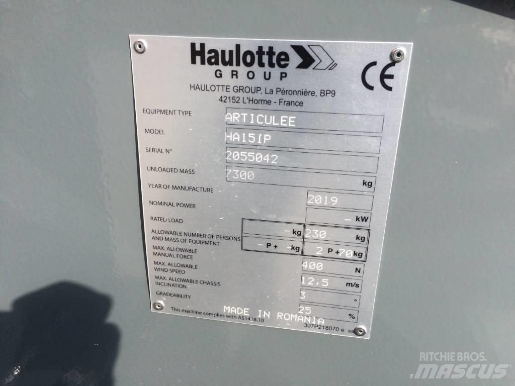 Haulotte HA 15 IP Elevadores braços articulados