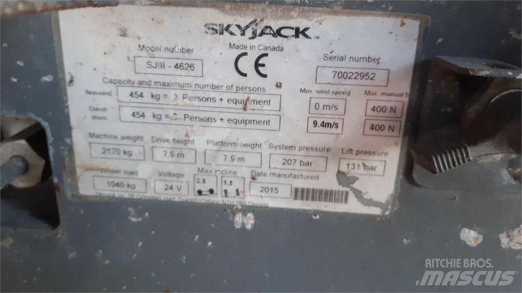 SkyJack SJIII4626 Elevadores de tesoura