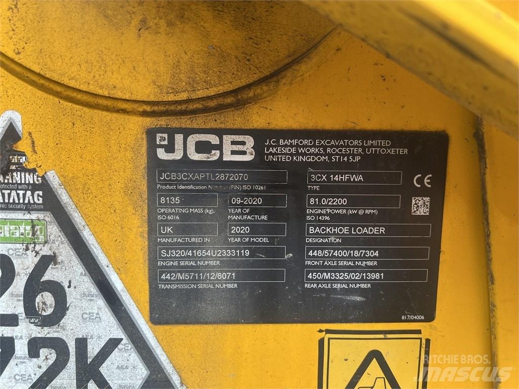 JCB 3 CX Retroescavadeiras