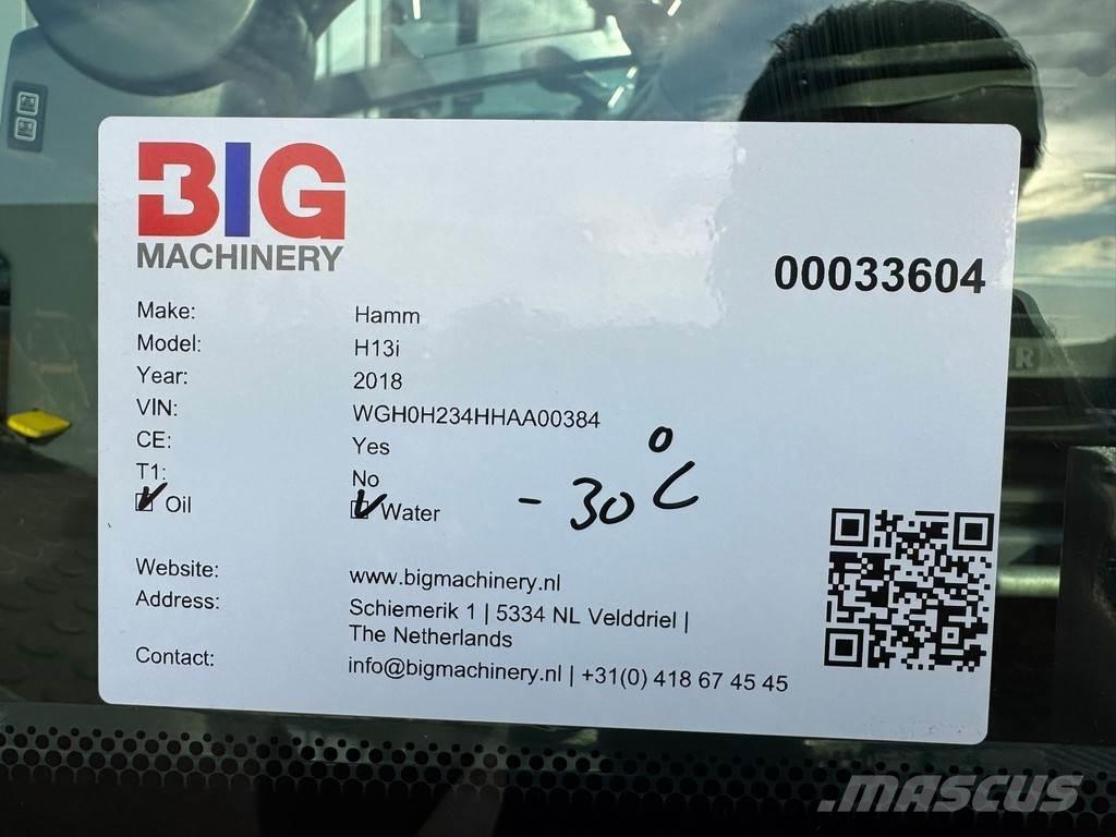 Hamm H13i Cilindros Compactadores monocilíndricos