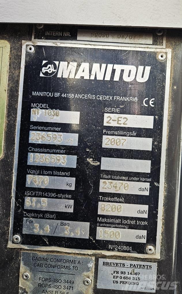 Manitou 1030 Manipulador telescópico
