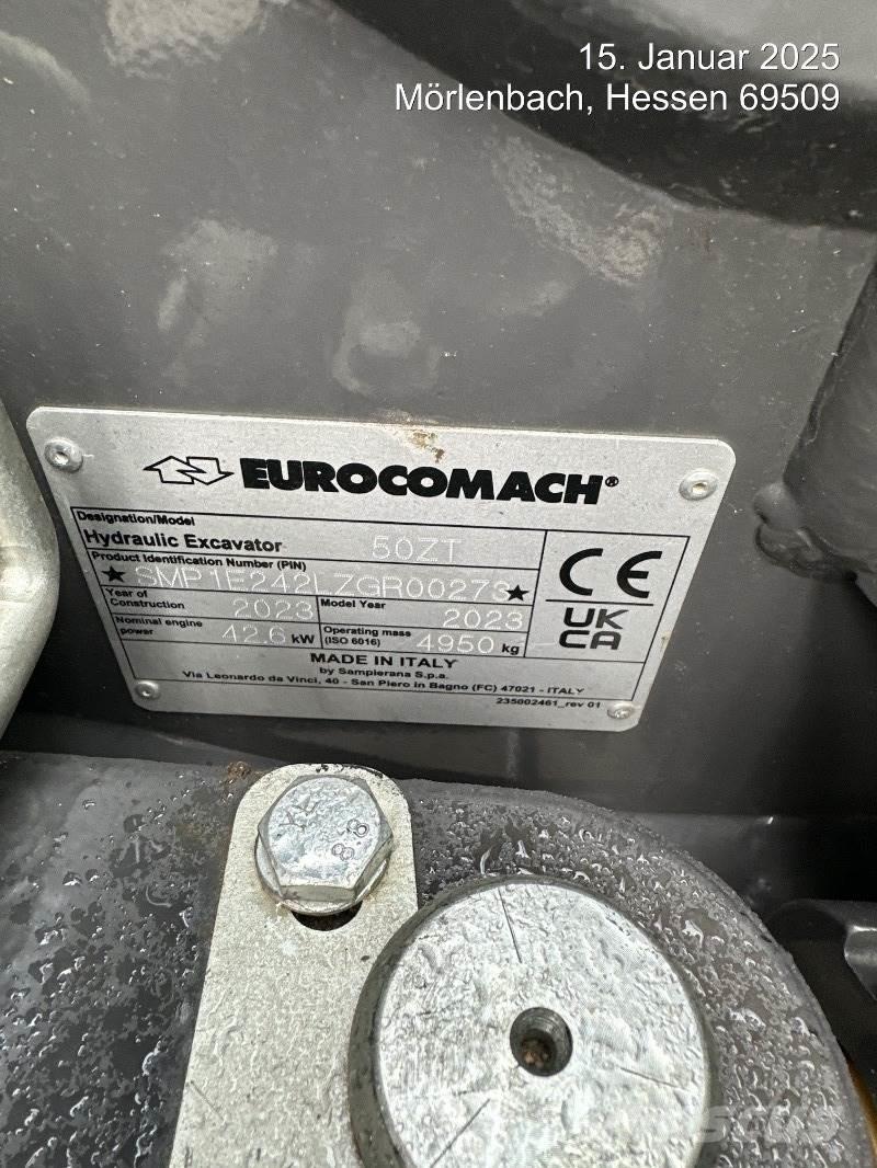 Eurocomach 50ZT Miniescavadeiras