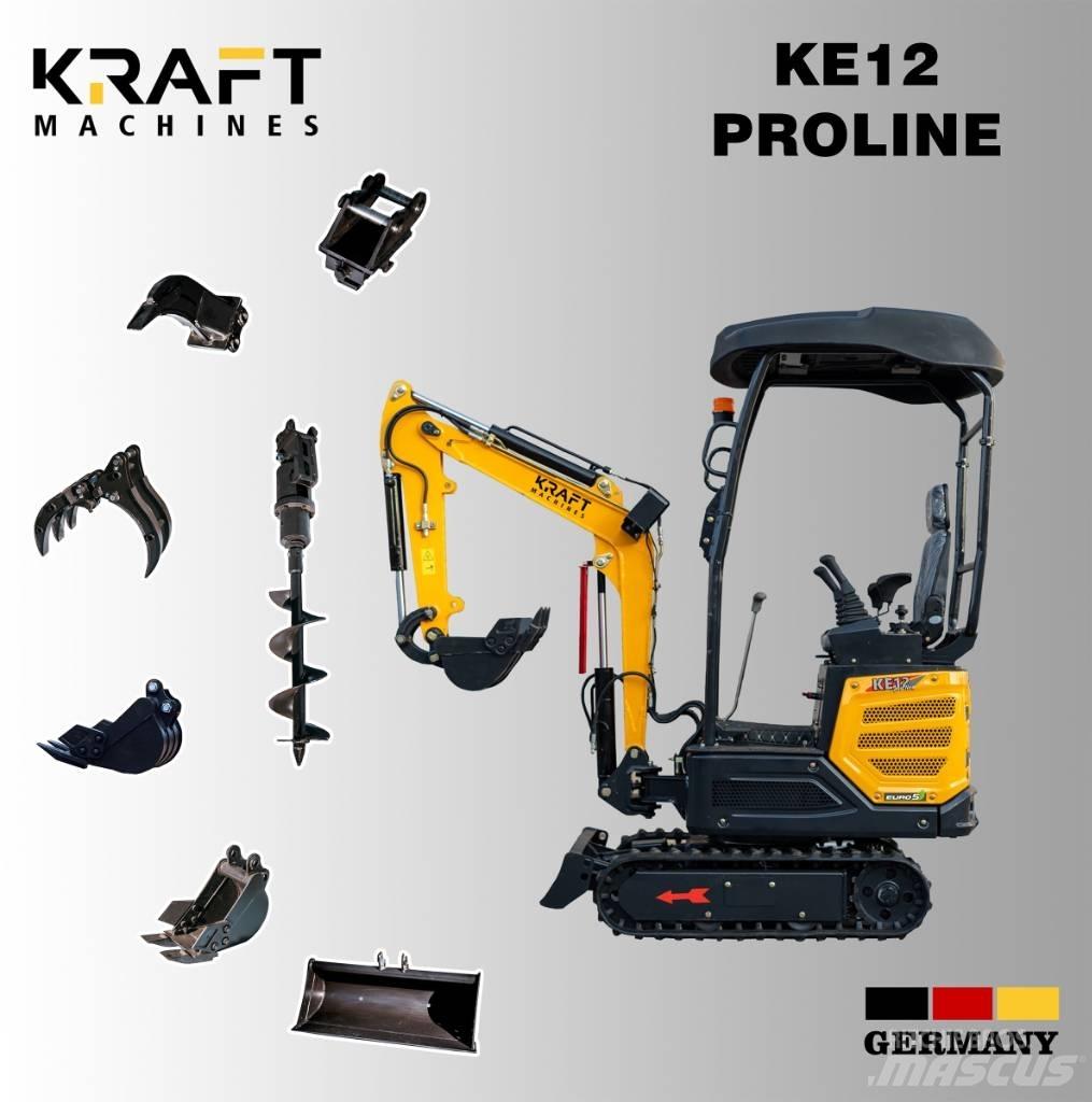 Kraft KE12Proline Miniescavadeiras