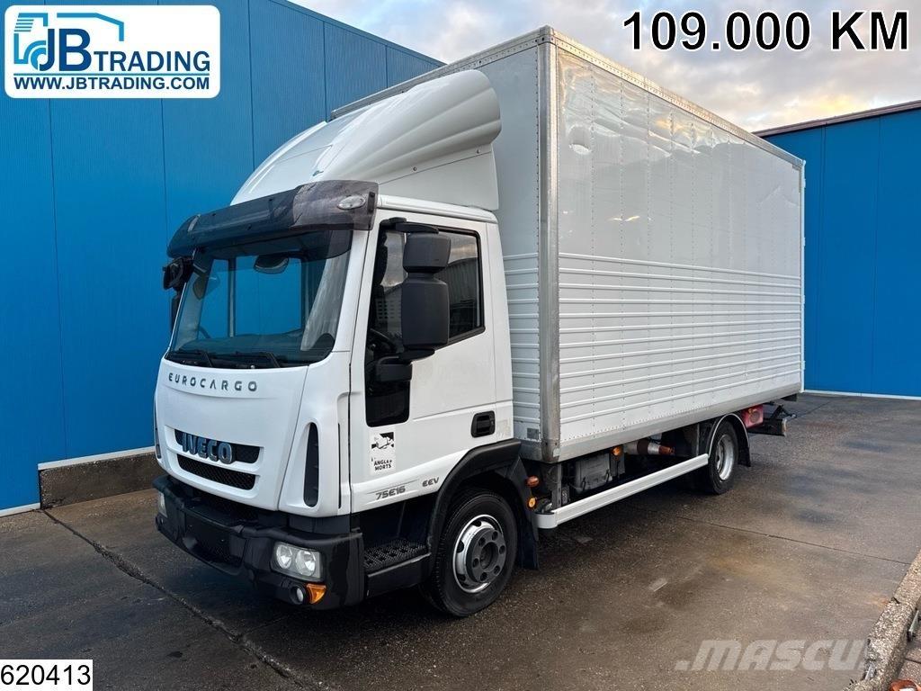 Iveco 75E16 EURO 5 Camiões caixa cortinas laterais