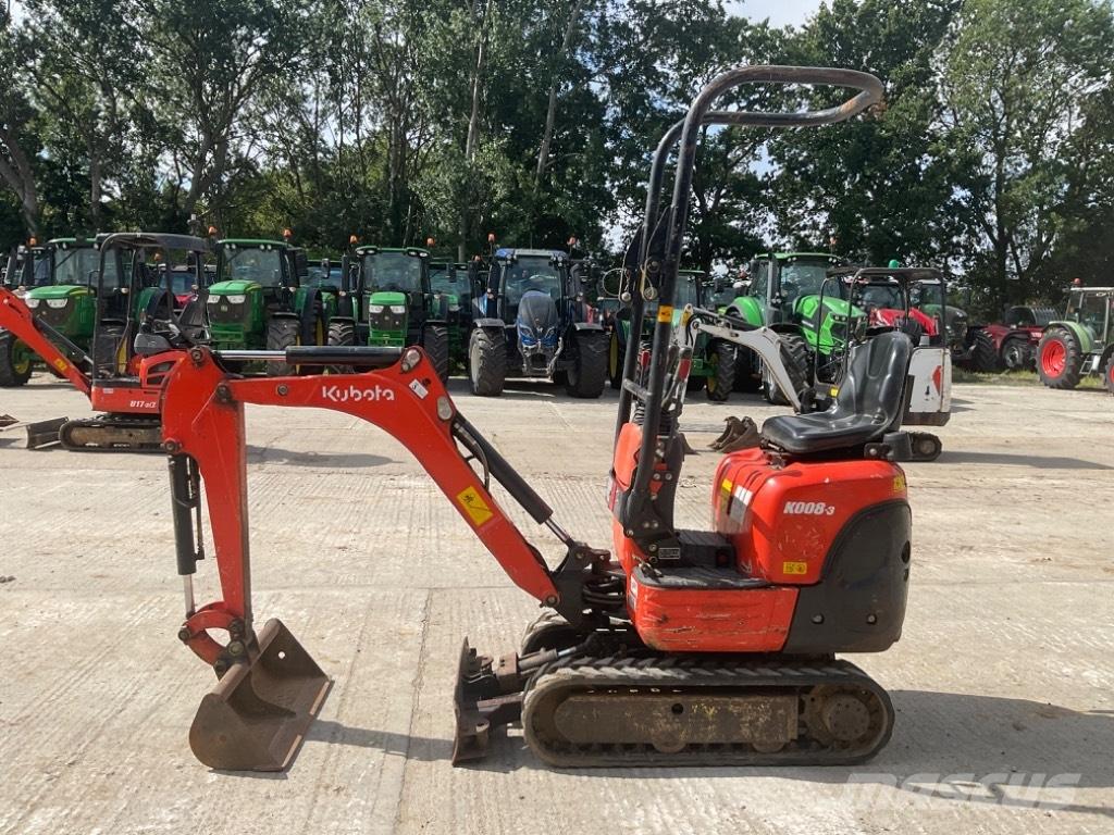 Kubota K 008-3 Miniescavadeiras