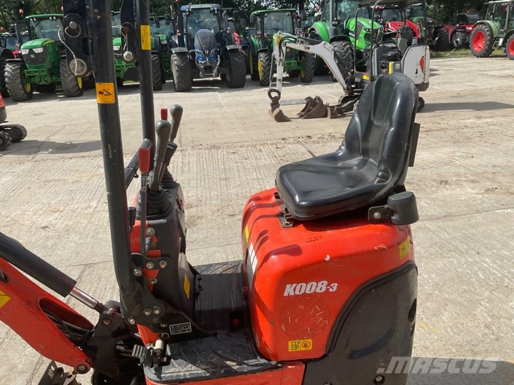 Kubota K 008-3 Miniescavadeiras