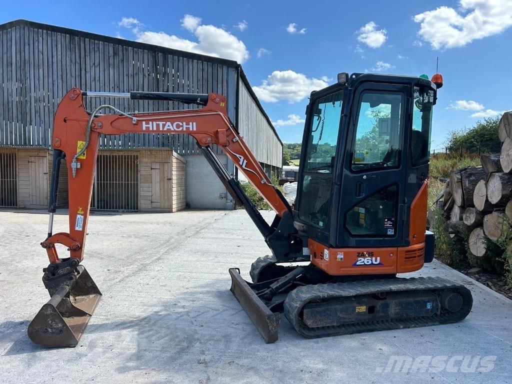 Hitachi ZX 26 U-6 Miniescavadeiras