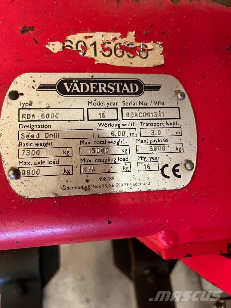 Väderstad RDA600 C Perfuradoras