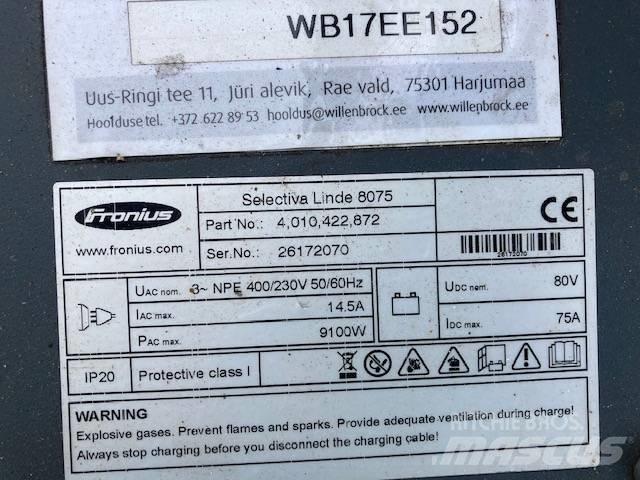 Linde E30/600HL/387 Empilhadores eléctricos