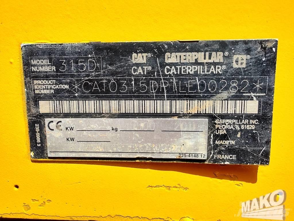 CAT 315 D Escavadeiras de esteiras