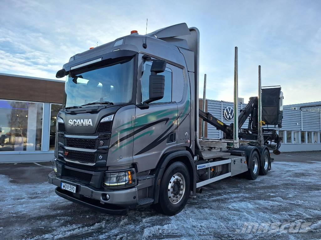Scania R580 LB6x4 Caminhões de transporte de troncos