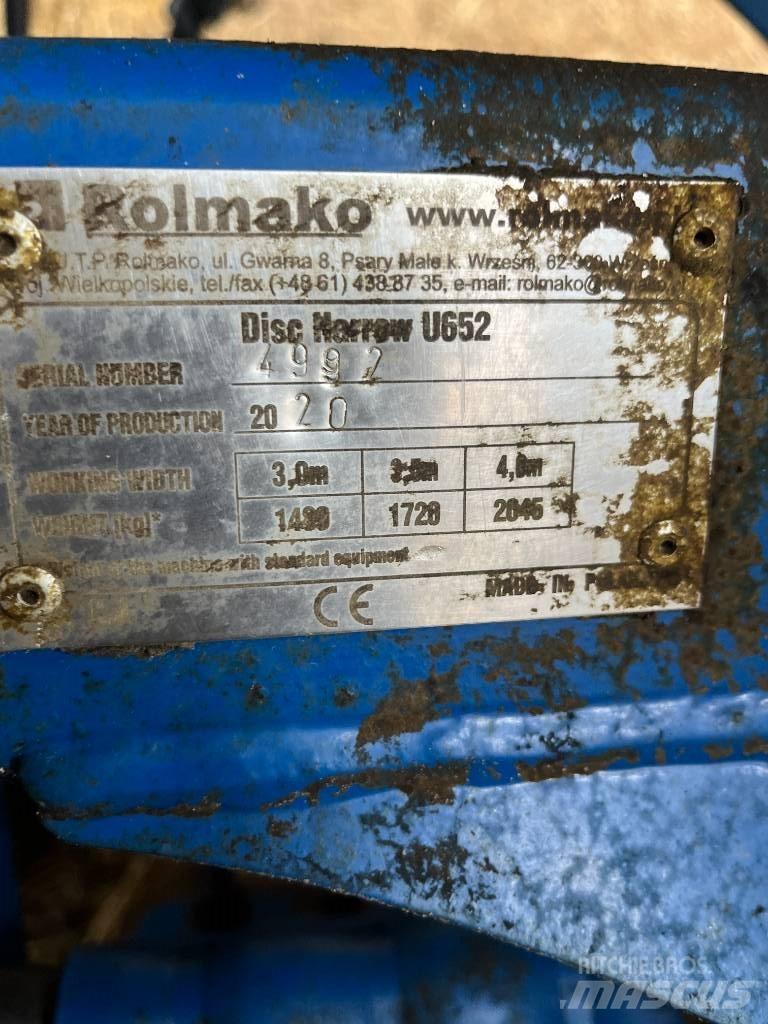 Rolmako U652 Grade de discos
