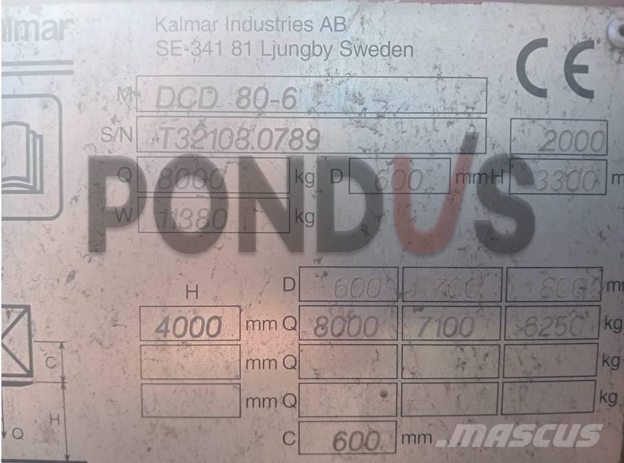 Kalmar DCD 80-6 Empilhadores Diesel
