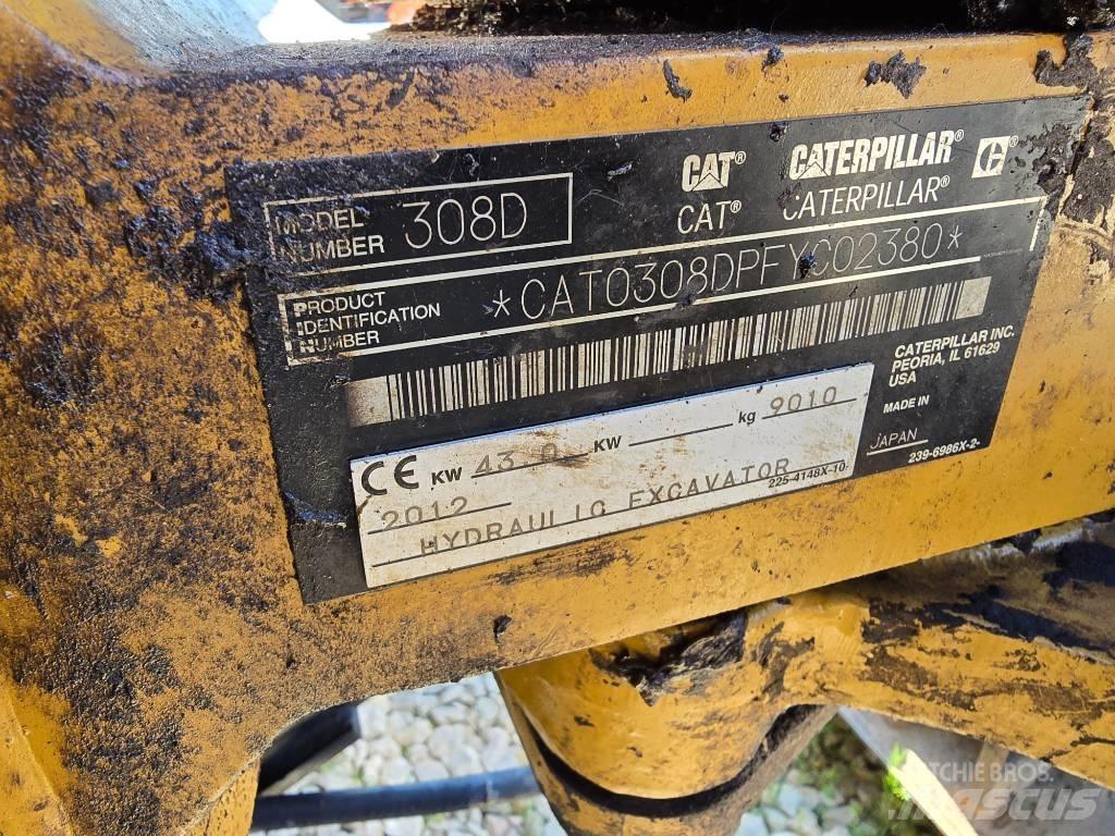 CAT 308 D Escavadoras Midi 7t - 12t