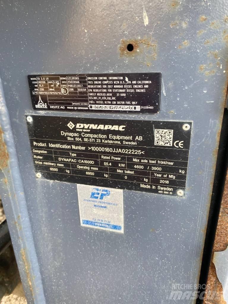 Dynapac CA 1500 D Cilindros Compactadores - Outros