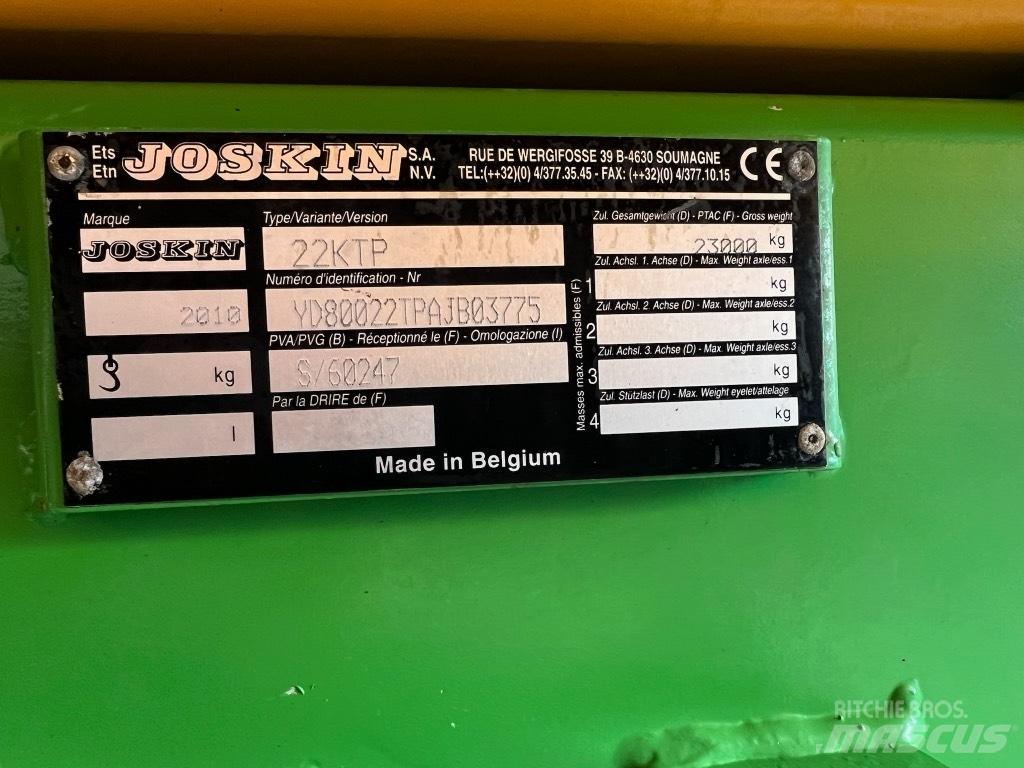 Joskin 22KTP Reboques dumpers