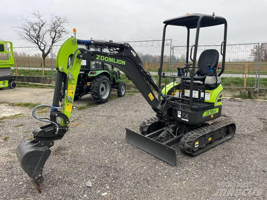 Zoomlion ZE18GU Miniescavadeiras