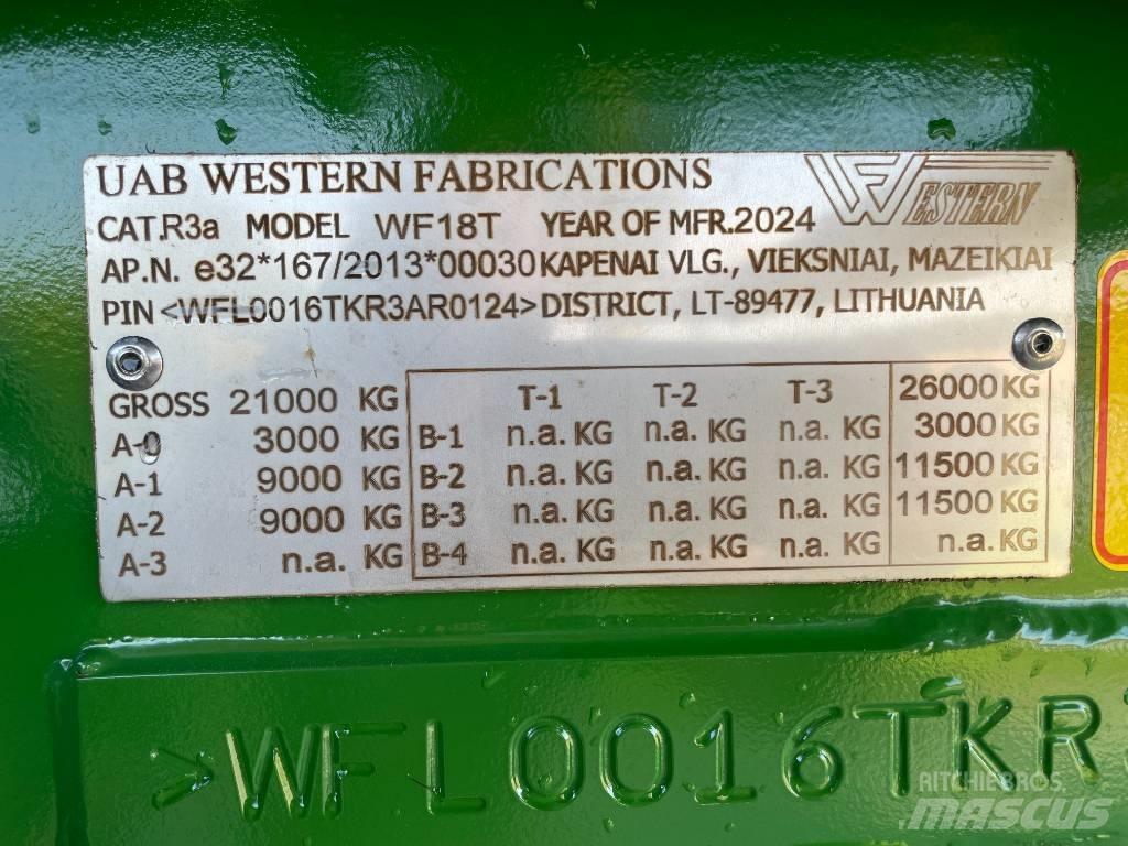 Western WF18T Reboques Agrícolas basculantes