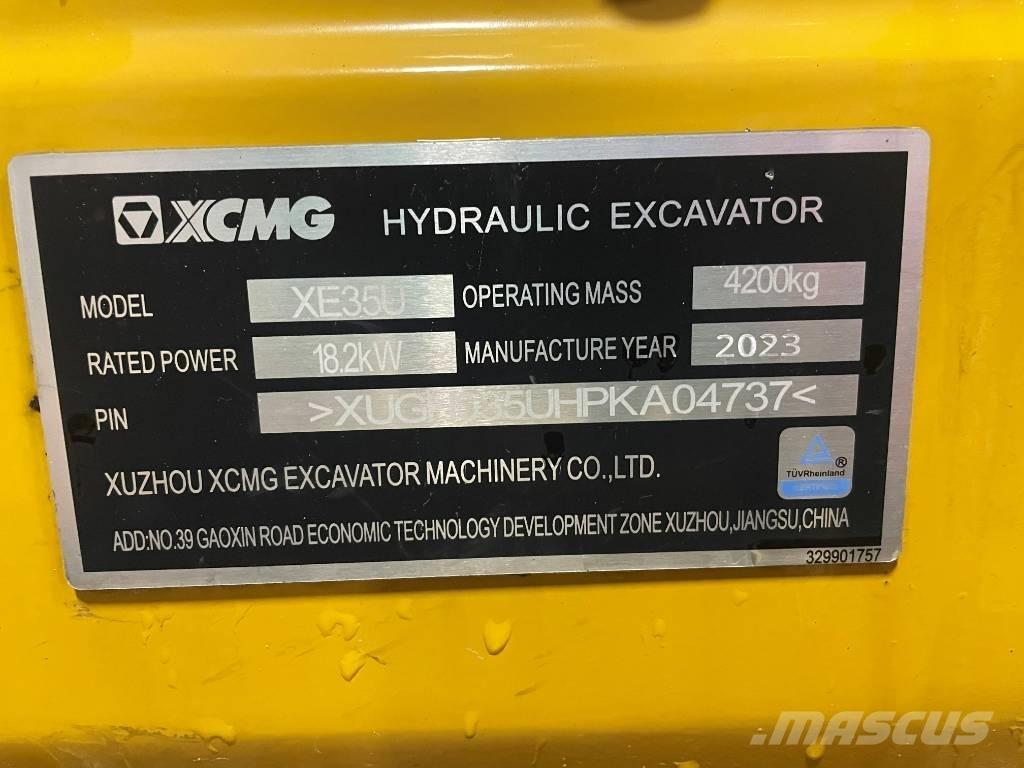 XCMG XE 35 U Miniescavadeiras