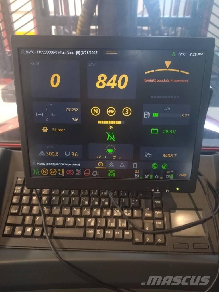 Komatsu 875 Forwarders florestais