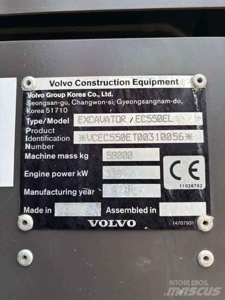 Volvo EC550EL Escavadeiras de esteiras