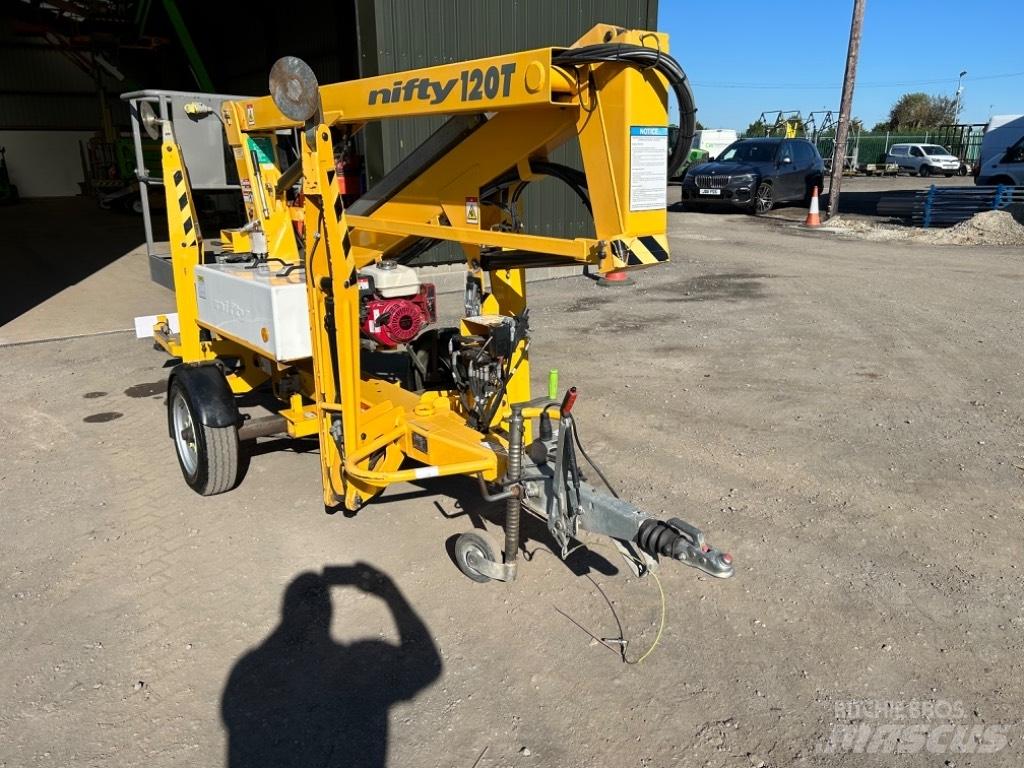 Niftylift 120TPE Plataformas aéreas montadas em atrelados