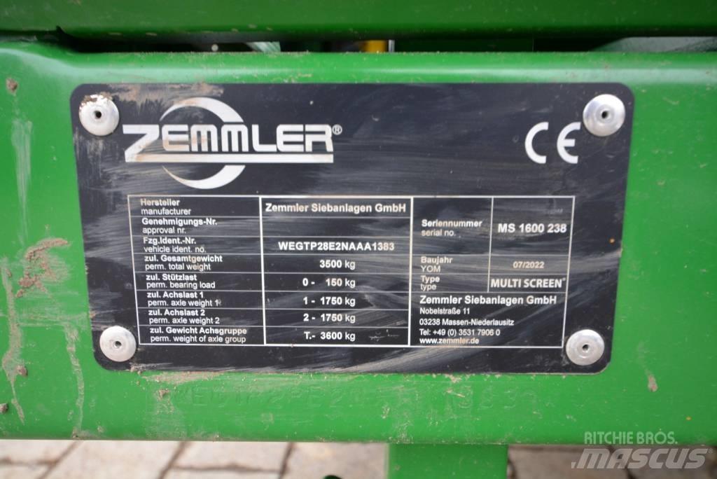 Zemmler MS 1600 Crivos móveis